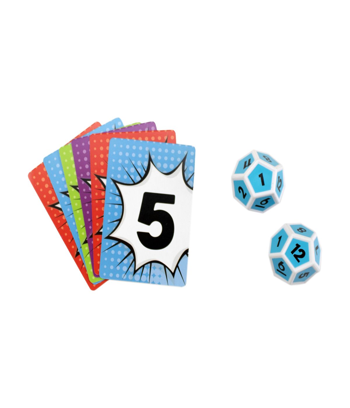  Scholastic - Math Match Dice and Card Game Multi - Multi - Bonton