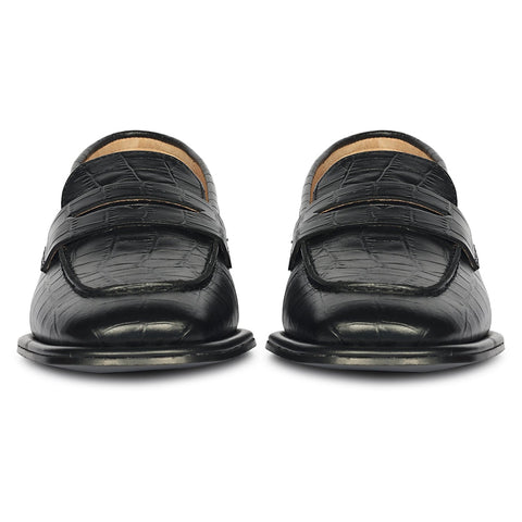 Carla Croco - Heel Loafers