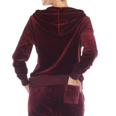 Women's 2 Piece Velour Tracksuit Set