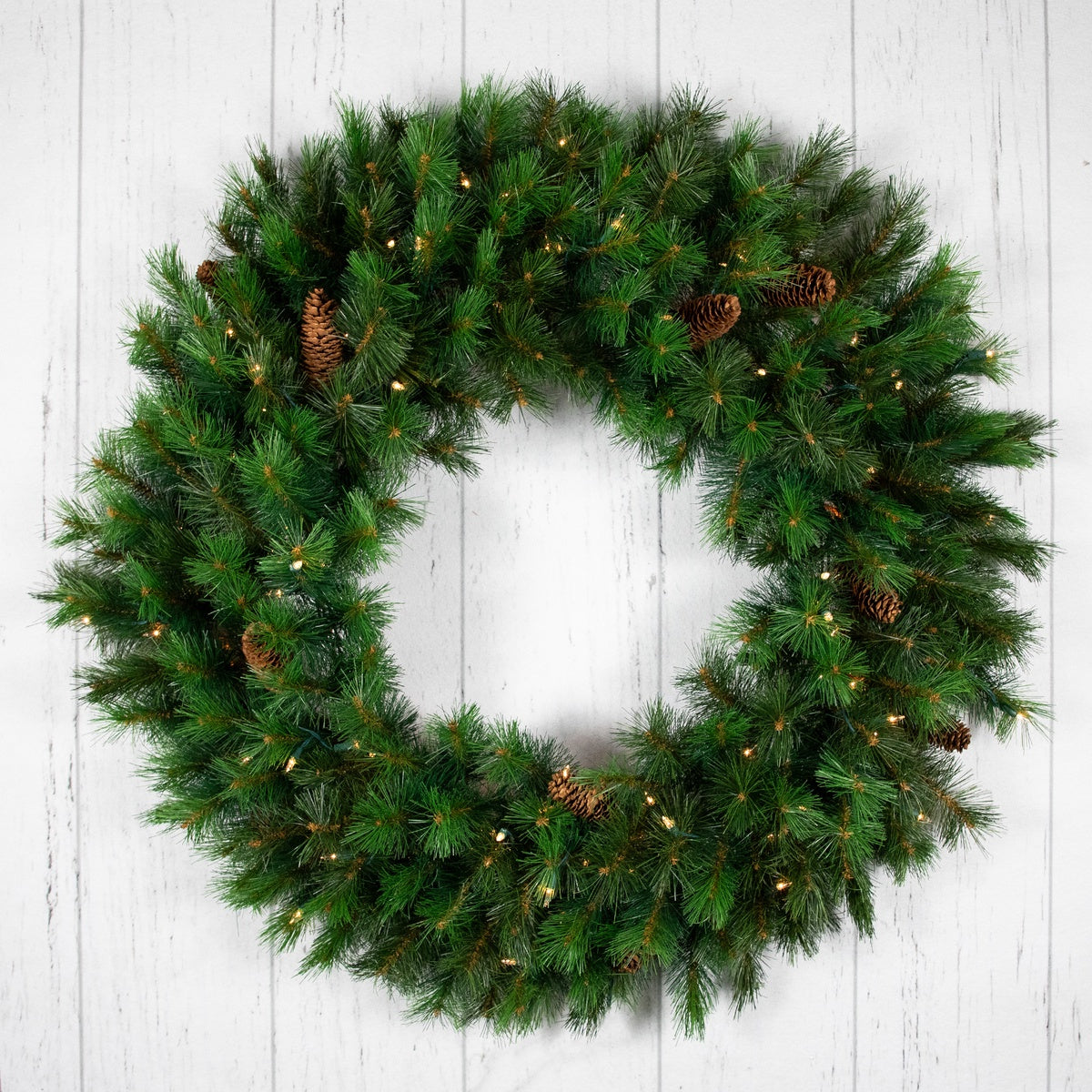  Northlight Pre-Lit Royal Oregon Pine Artificial Christmas Wreath - 48