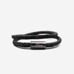 Men's Pomona Braided Premium Leather Wrap Bracelet