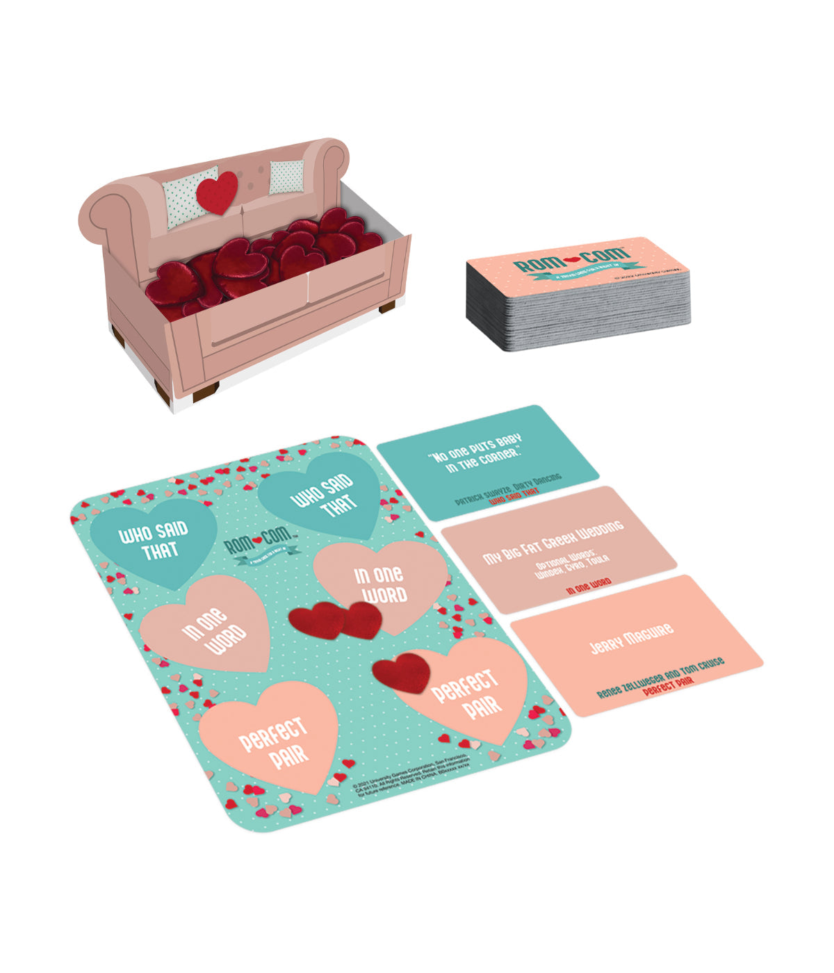  Rom Com - A Trivia Game for a Night In Multi - Multi - Bonton