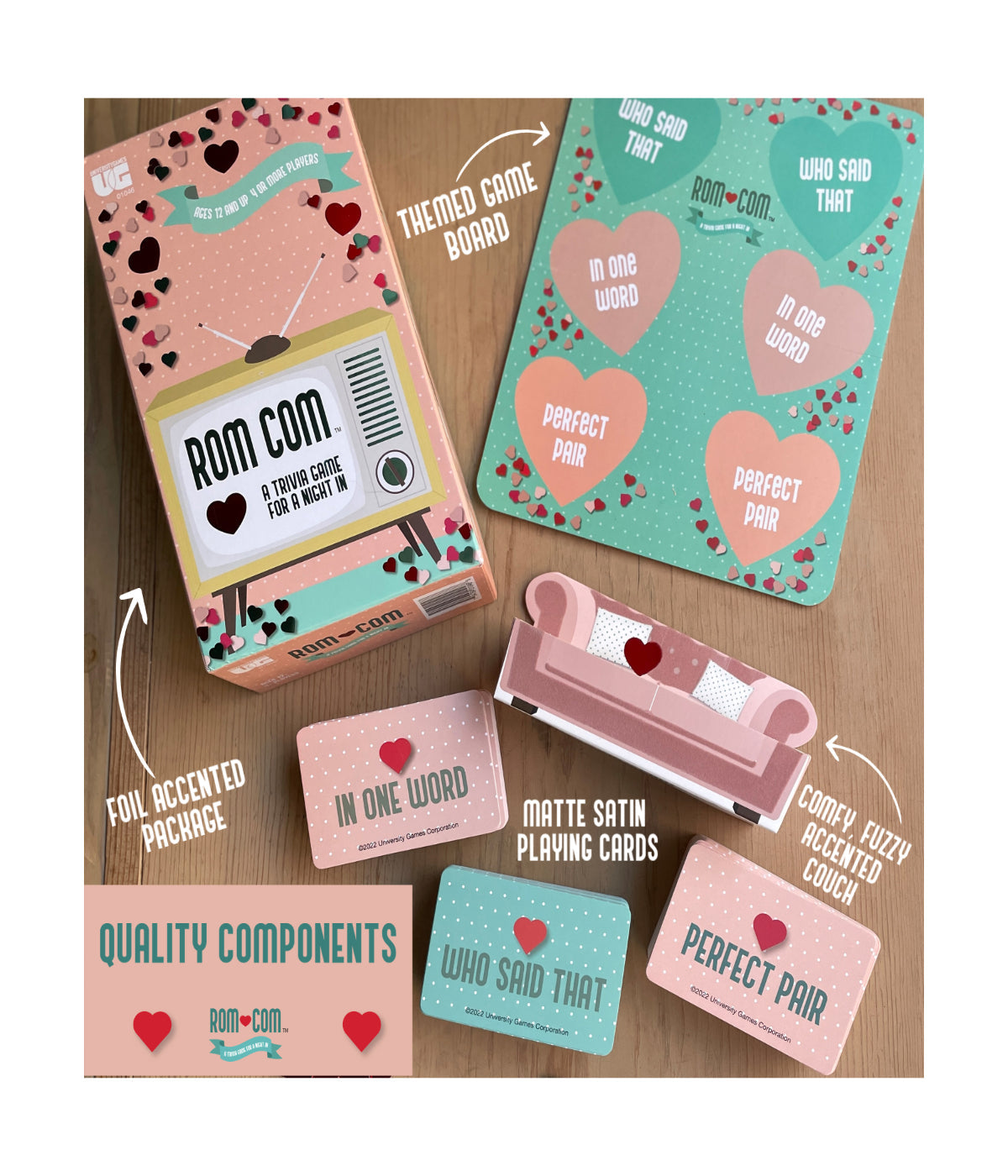  Rom Com - A Trivia Game for a Night In Multi - Multi - Bonton