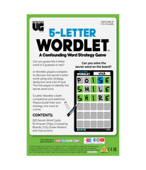 5-Letter Wordlet - A Confounding Word Strategy Game Multi