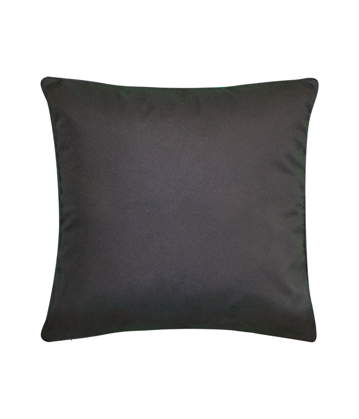  Edie @ Home Gingham Decorative Outdoor Pillow Black - Black - Bonton