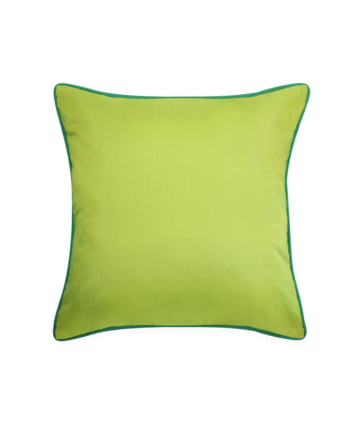  Edie @ Home Gingham Decorative Outdoor Pillow Green - Green - Bonton