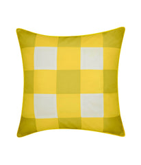 Gingham Decorative Pillow Sunshine/Citron