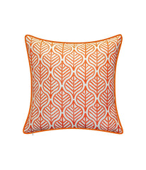 Reversible Antique Tile Print Pillow Pumpkin Multi