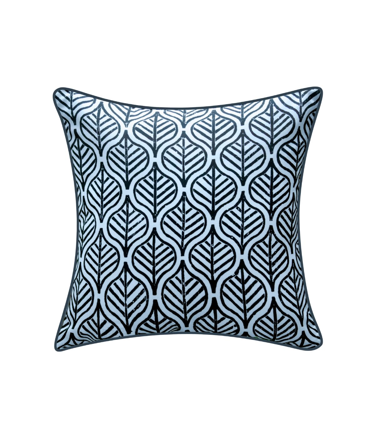  Edie @ Home Reversible Jaipur Print Outdoor Pillow Capri Navy - Capri Navy - Bonton