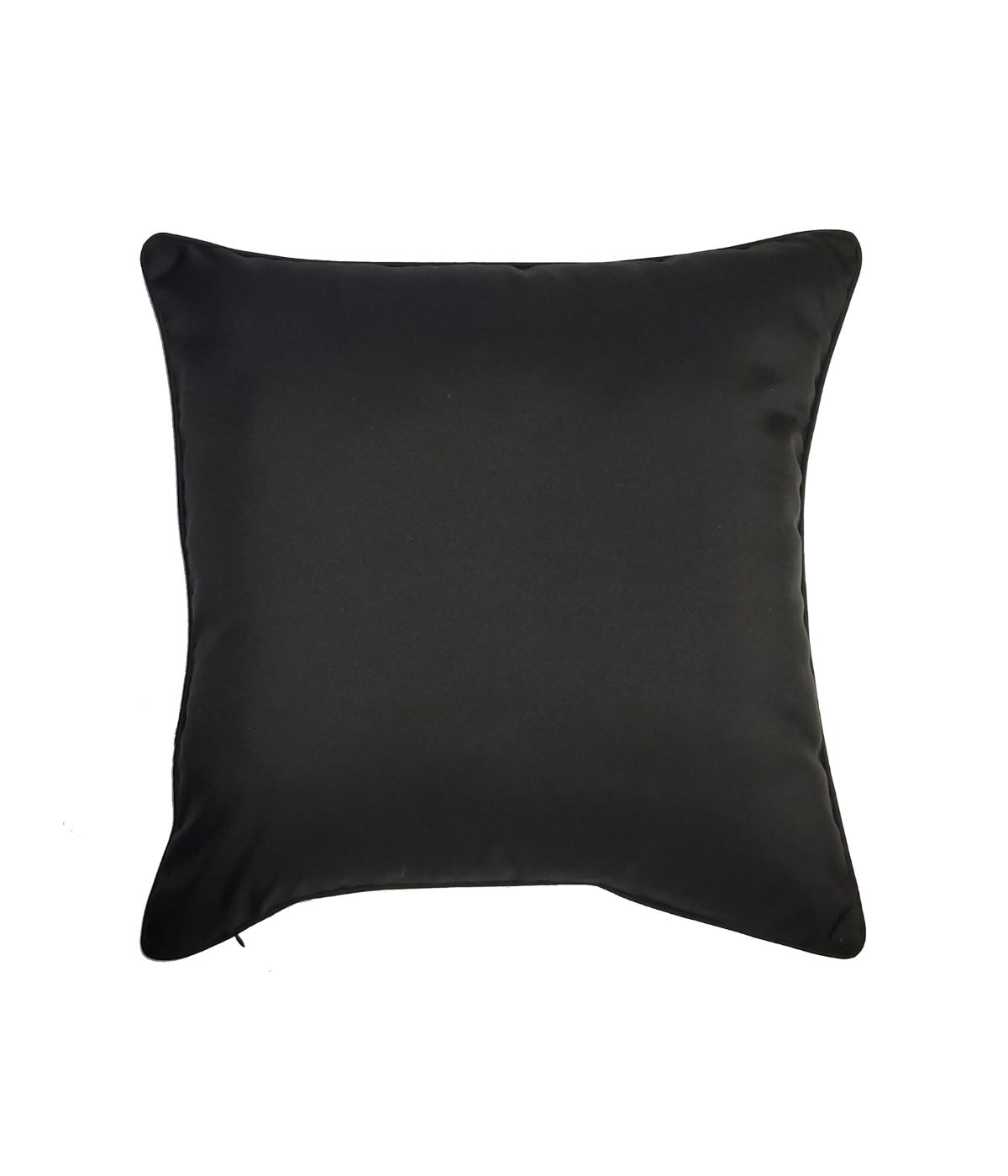  Edie @ Home Arabasque Outdoor Lasercut Tile Pillow Black - Black - Bonton