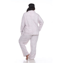 Plus Size Three-Piece Pajama Set