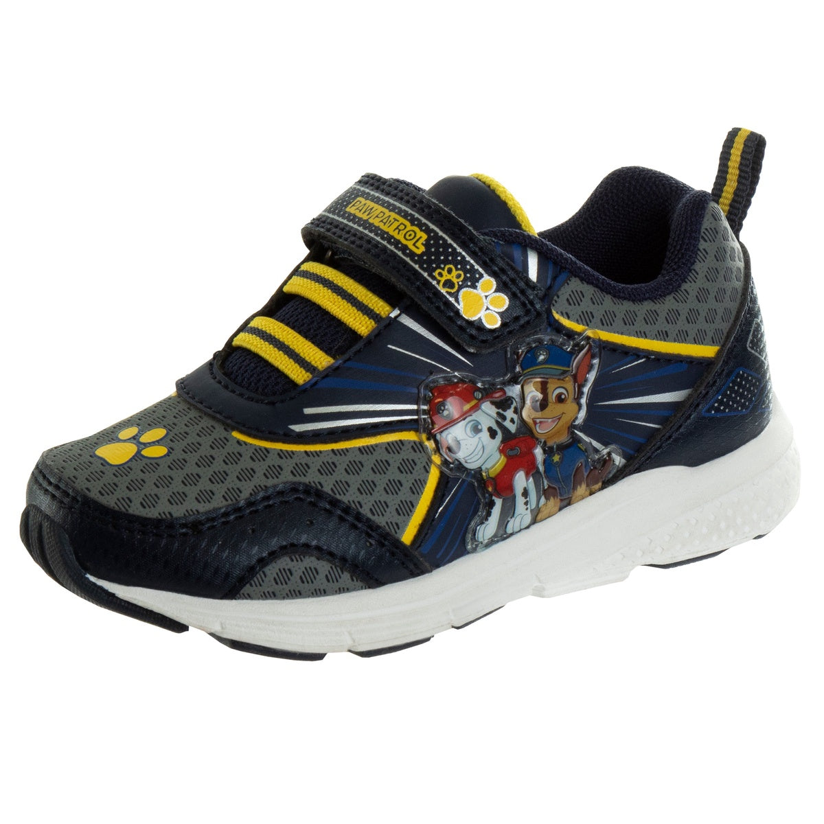  Josmo Nickelodeon Boy's Paw Patrol Sneakers - Chase Marshall Light Up Sneakers (Toddler/Little Kid) - 7 - Bonton