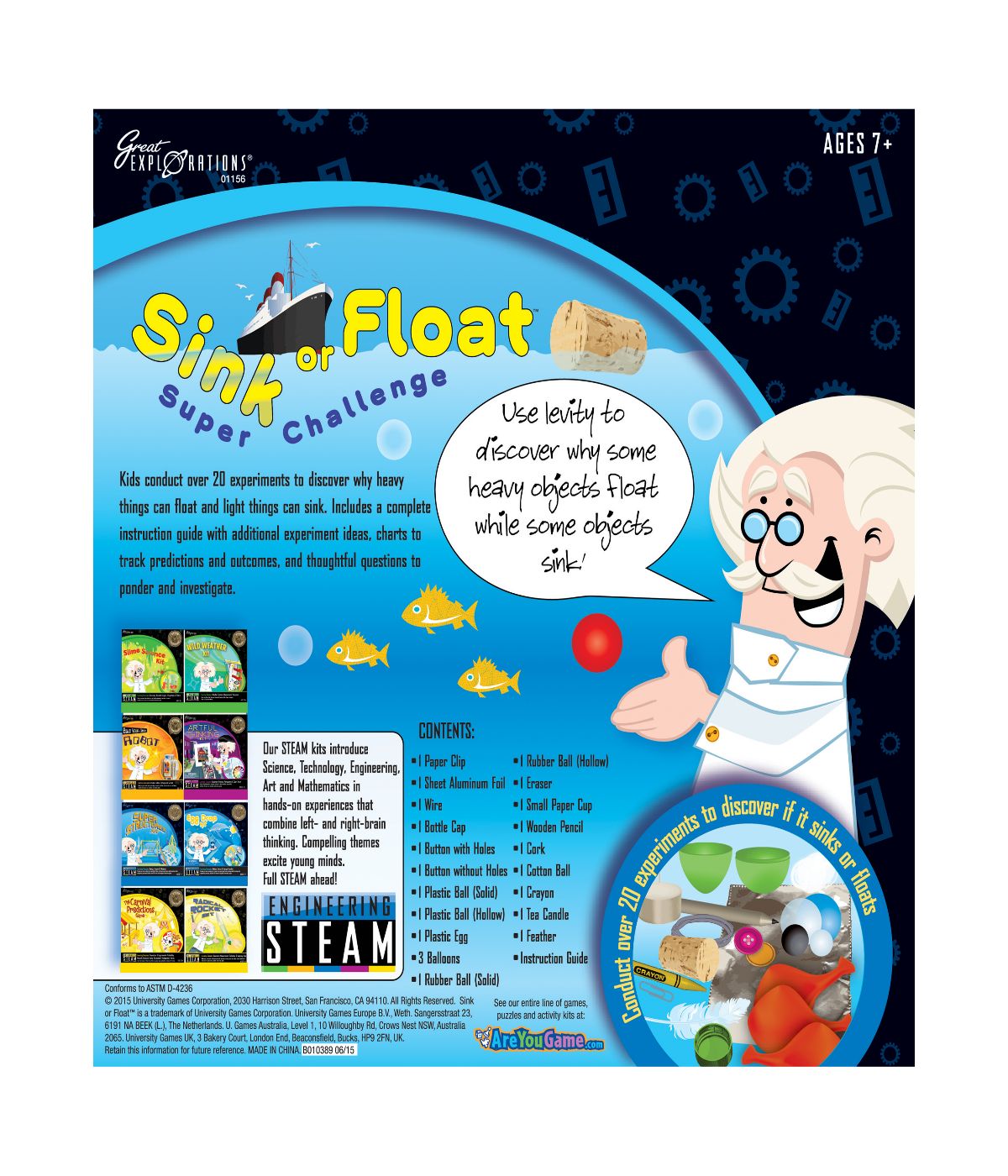  STEAM Learning System - Engineering: Sink or Float Super Challenge Multi - Multi - Bonton