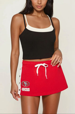 San Francisco 49ers Mini Skort