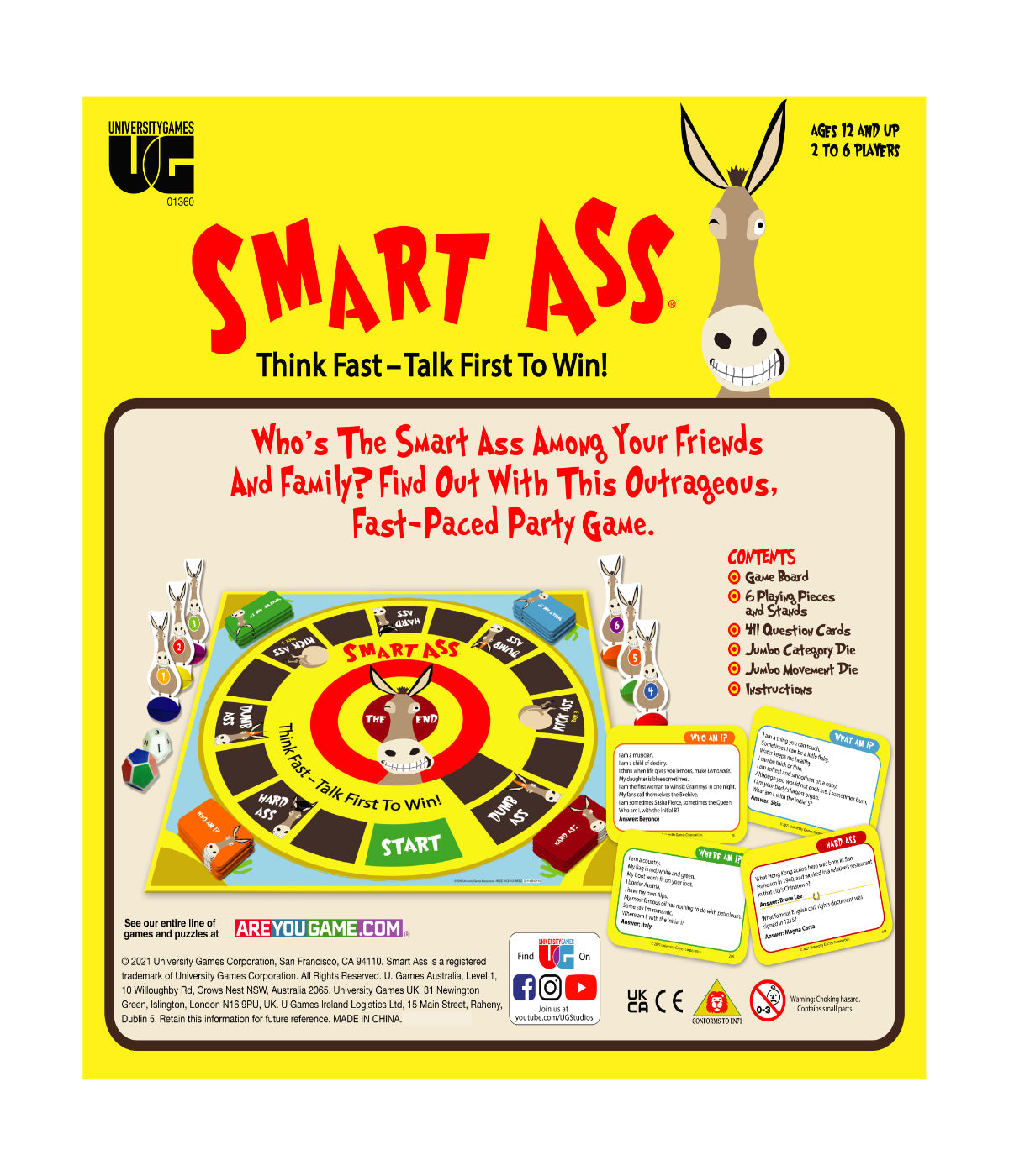  Smart Ass Game Multi - Multi - Bonton