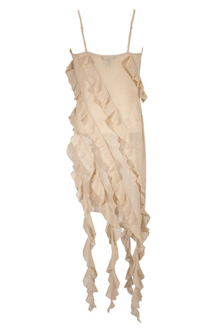 Plus Size Cascading Ruffle Dress