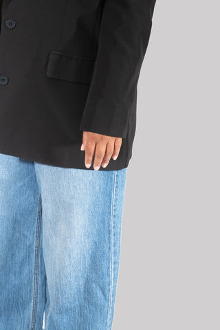 Plus Size Relaxed-Fit Blazer