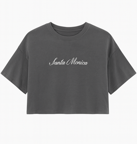 Santa Monica Boxy Cropped Tee