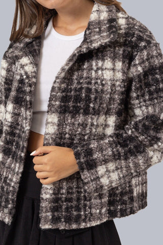 Plaid Boucle Jacket