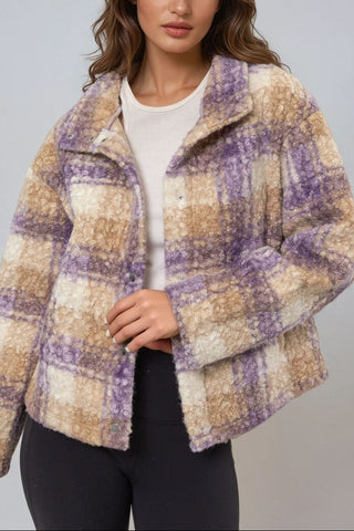 Plaid Boucle Jacket