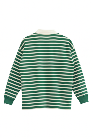 Striped Oversized Rugby Shirt