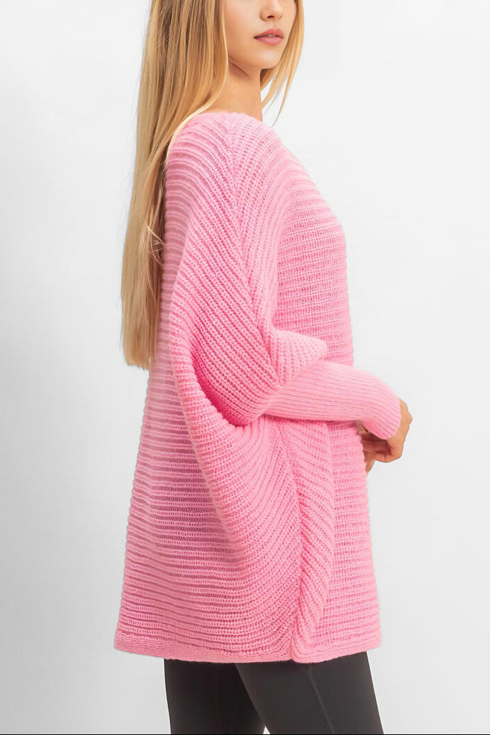  Forever 21 Oversized Cocoon Sweater - brown - Bonton