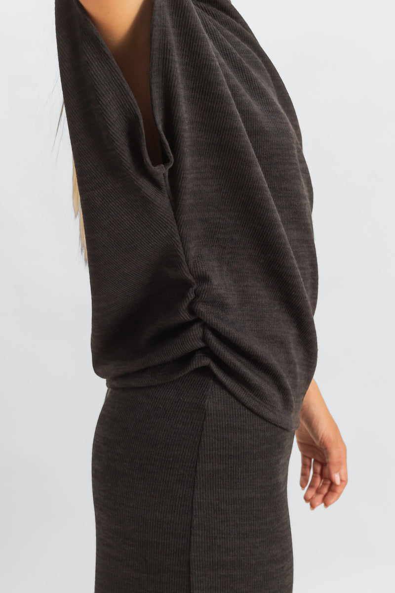  Forever 21 Mockneck Top and Pant Set - black-swatch - Bonton