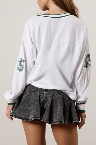 Love Long Sleeve Graphic Jersey