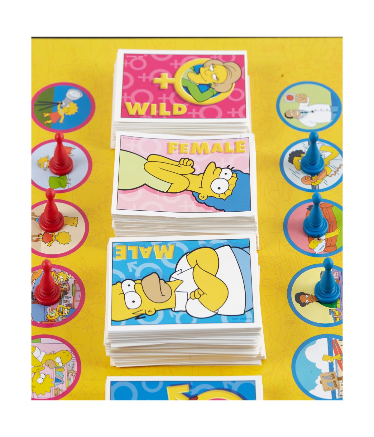  Battle of the Sexes - The Simpsons Edition Board Game Multi - Multi - Bonton