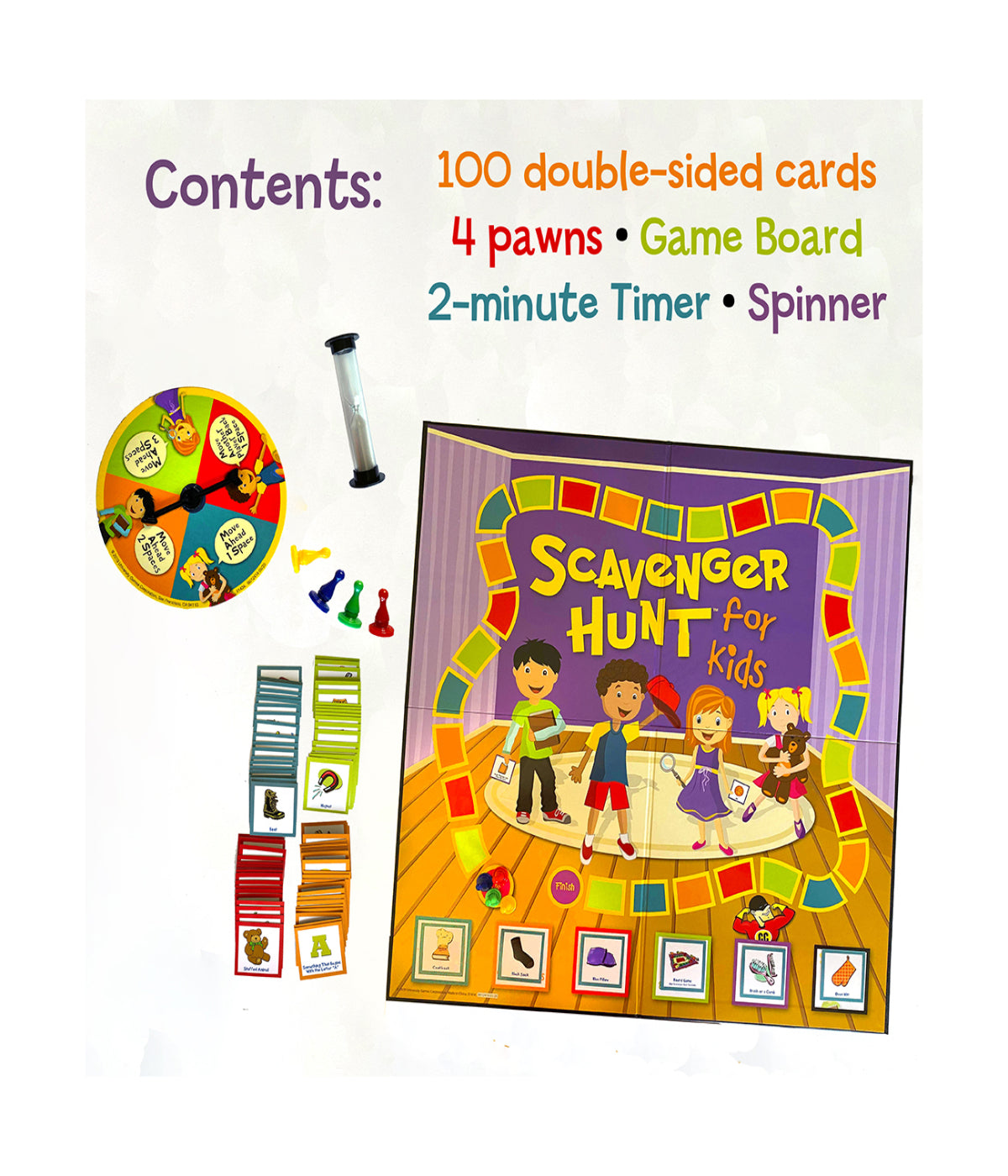  Scavenger Hunt for Kids Board Game Multi - Multi - Bonton