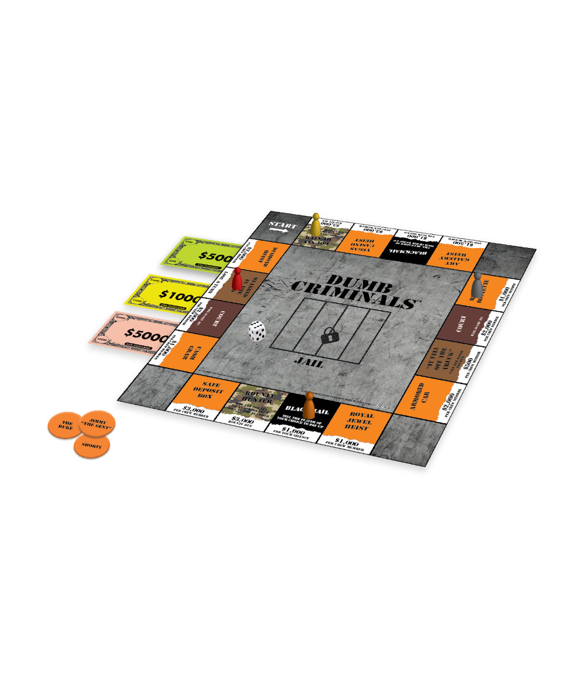  Dumb Criminals: The Board Game Multi - Multi - Bonton