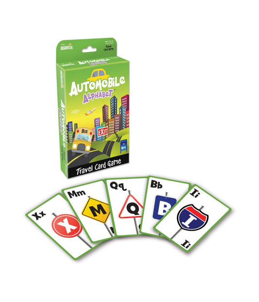 Automobile Alphabet Travel Card Game Multi