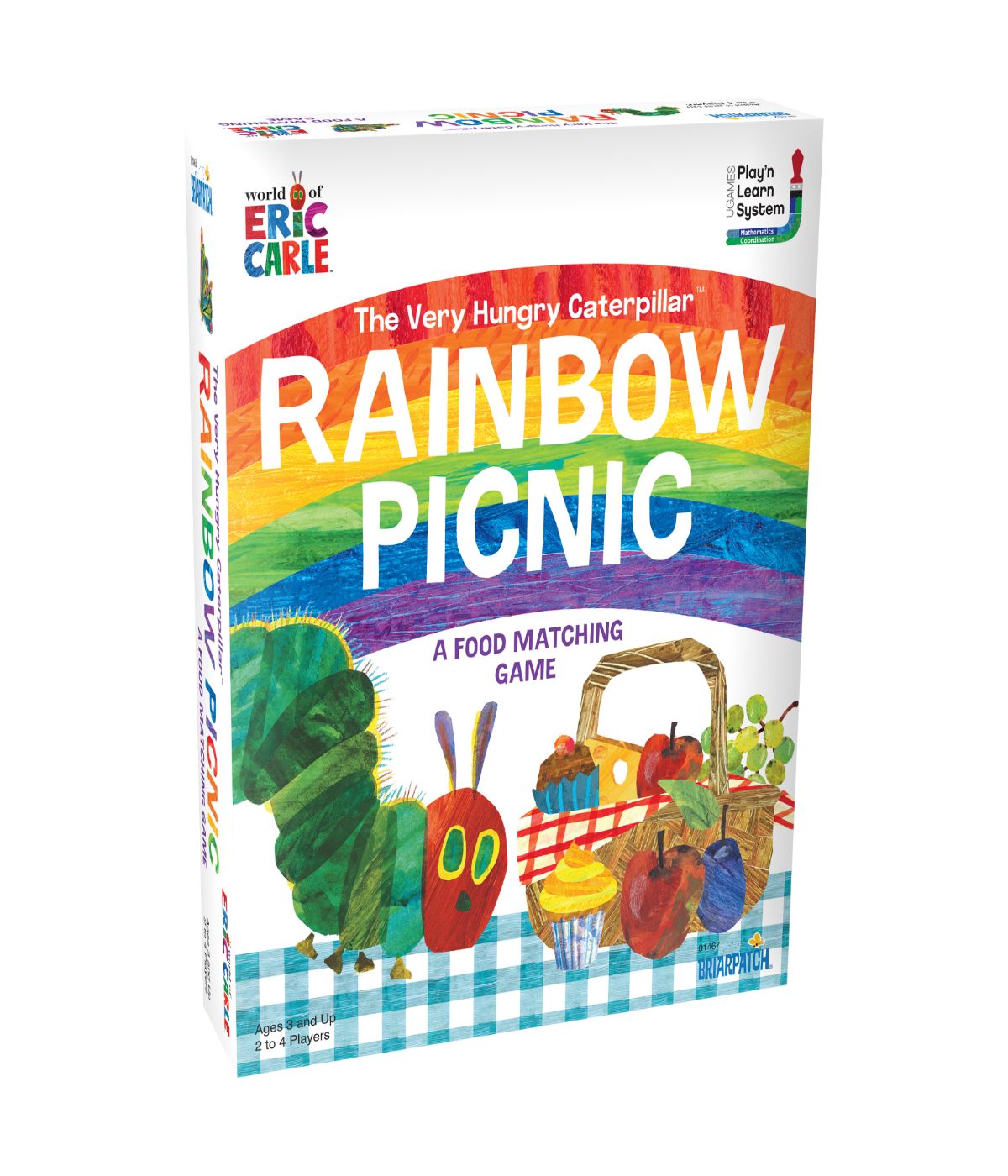  The World of Eric Carle - The Very Hungry Caterpillar Rainbow Picnic Food Matching Game Multi - Multi - Bonton