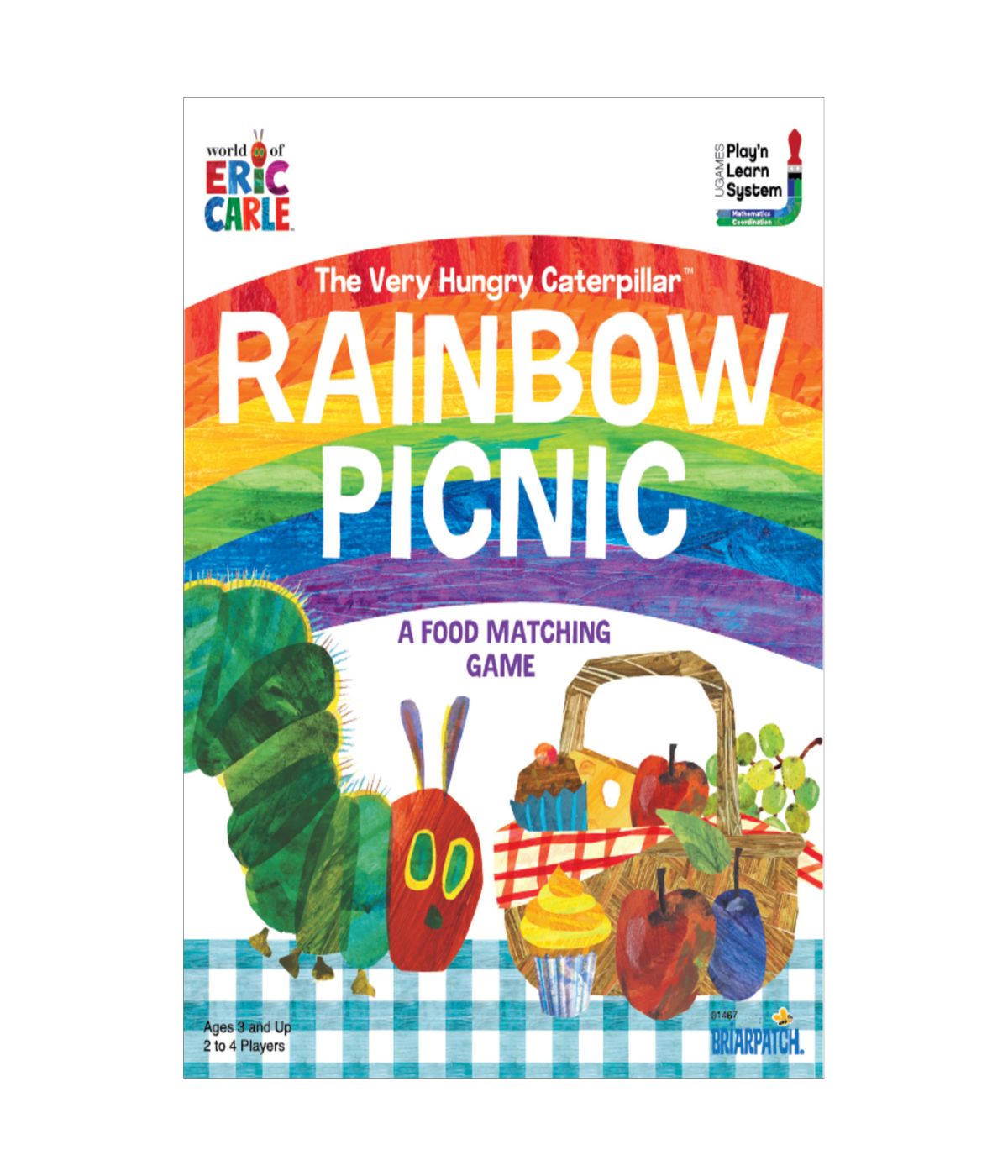  The World of Eric Carle - The Very Hungry Caterpillar Rainbow Picnic Food Matching Game Multi - Multi - Bonton