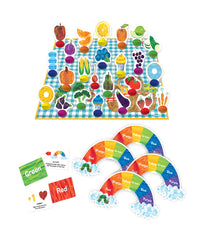 The World of Eric Carle - The Very Hungry Caterpillar Rainbow Picnic Food Matching Game Multi