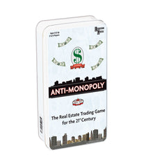 Anti-Monopoly Game Travel Tin Multi