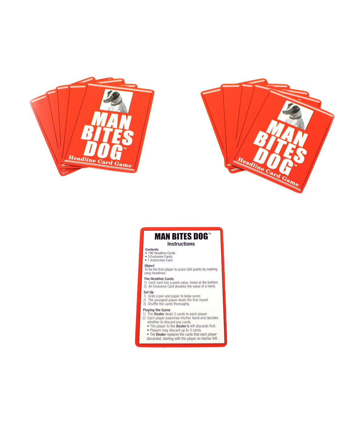  Man Bites Dog Card Game Multi - Multi - Bonton