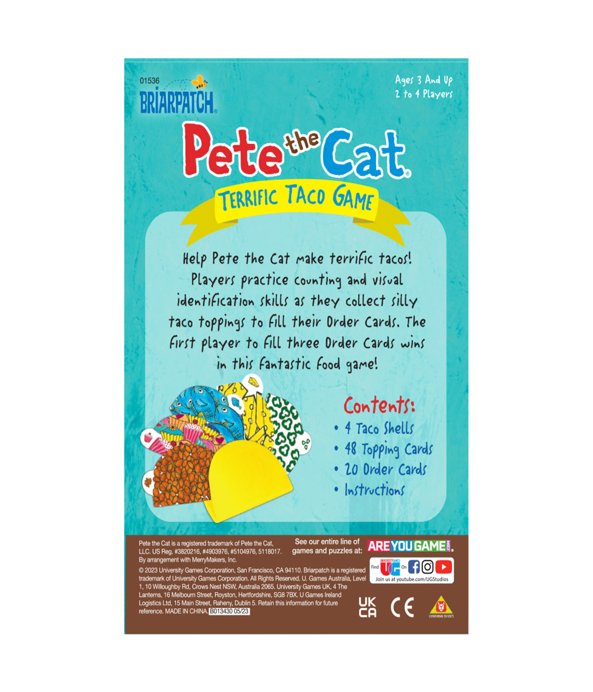  Pete the Cat - Terrific Taco Game Multi - Multi - Bonton