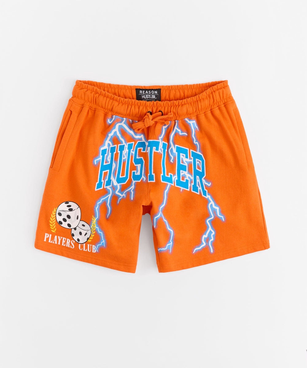  Reason Clothing Hustler Players Club Short - Salmon - SALMON - Bonton