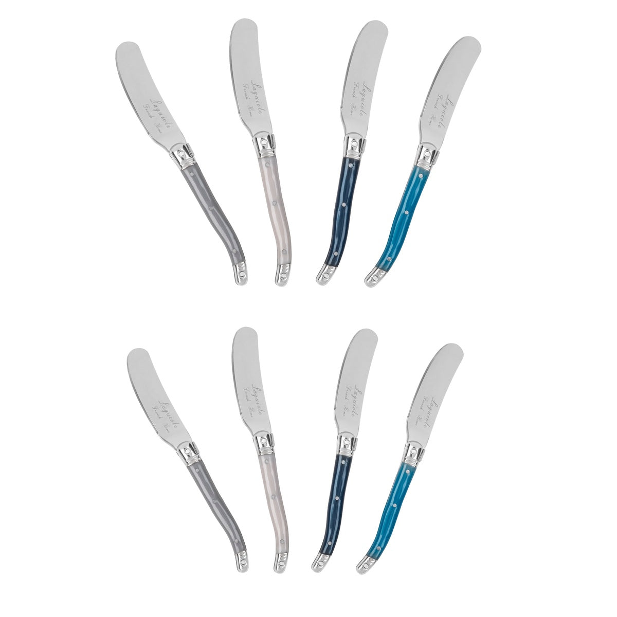  French Home French Home 8-Piece Laguiole Spreader Set - Coastal Frost - Default Title - Bonton
