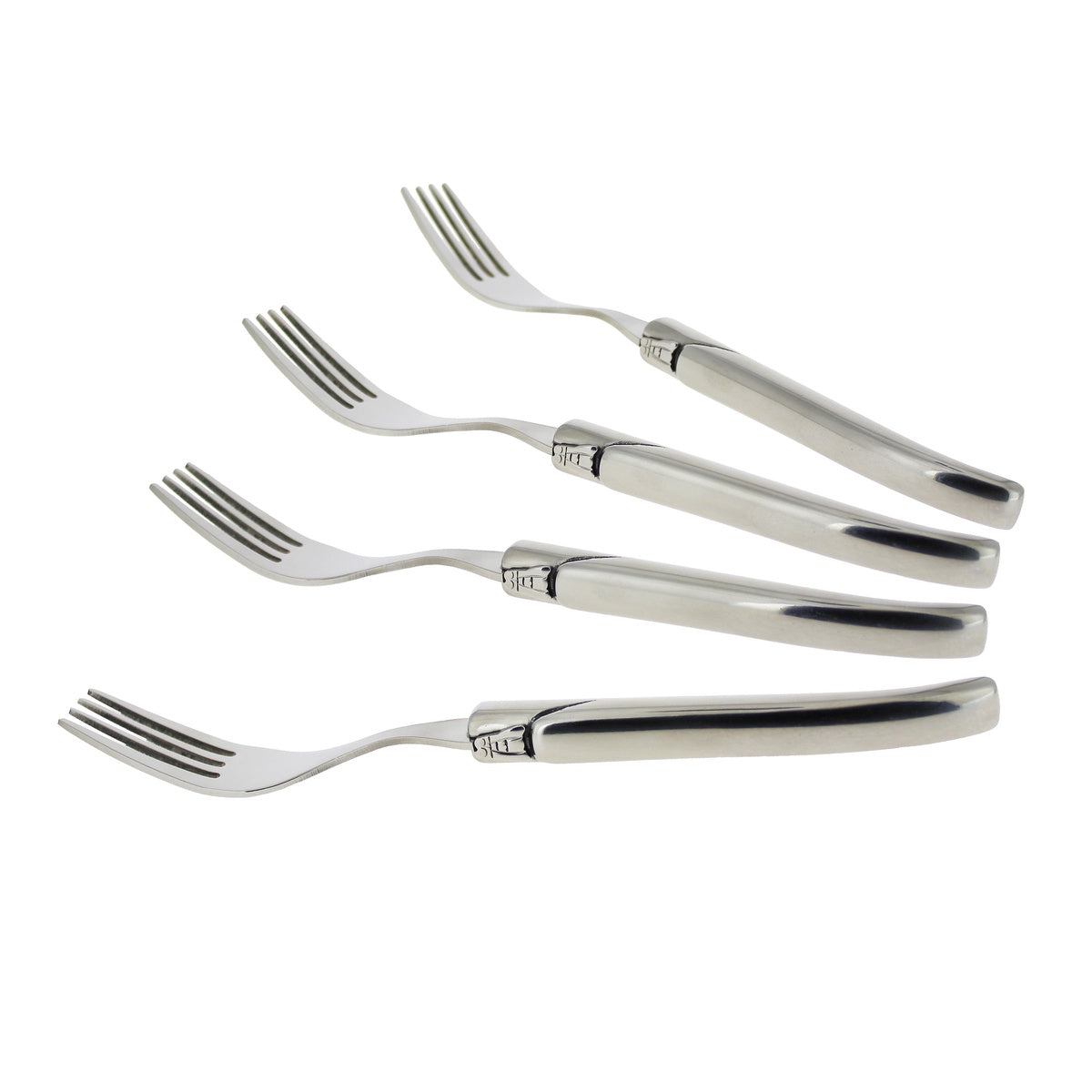  French Home Set of 4 Laguiole Connoisseur Stainless Steel Steak Forks - Default Title - Bonton