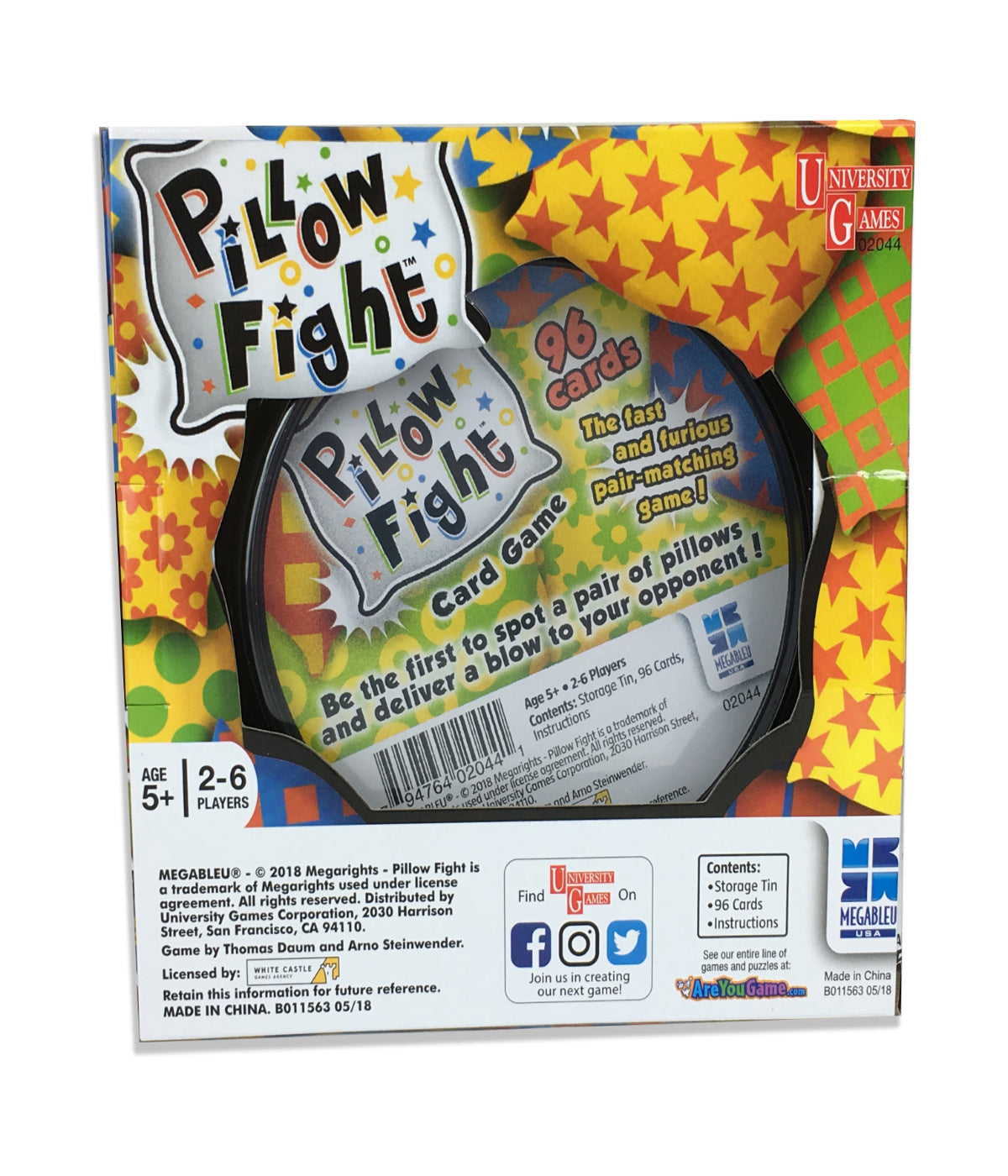  Pillow Fight Card Game Multi - Multi - Bonton