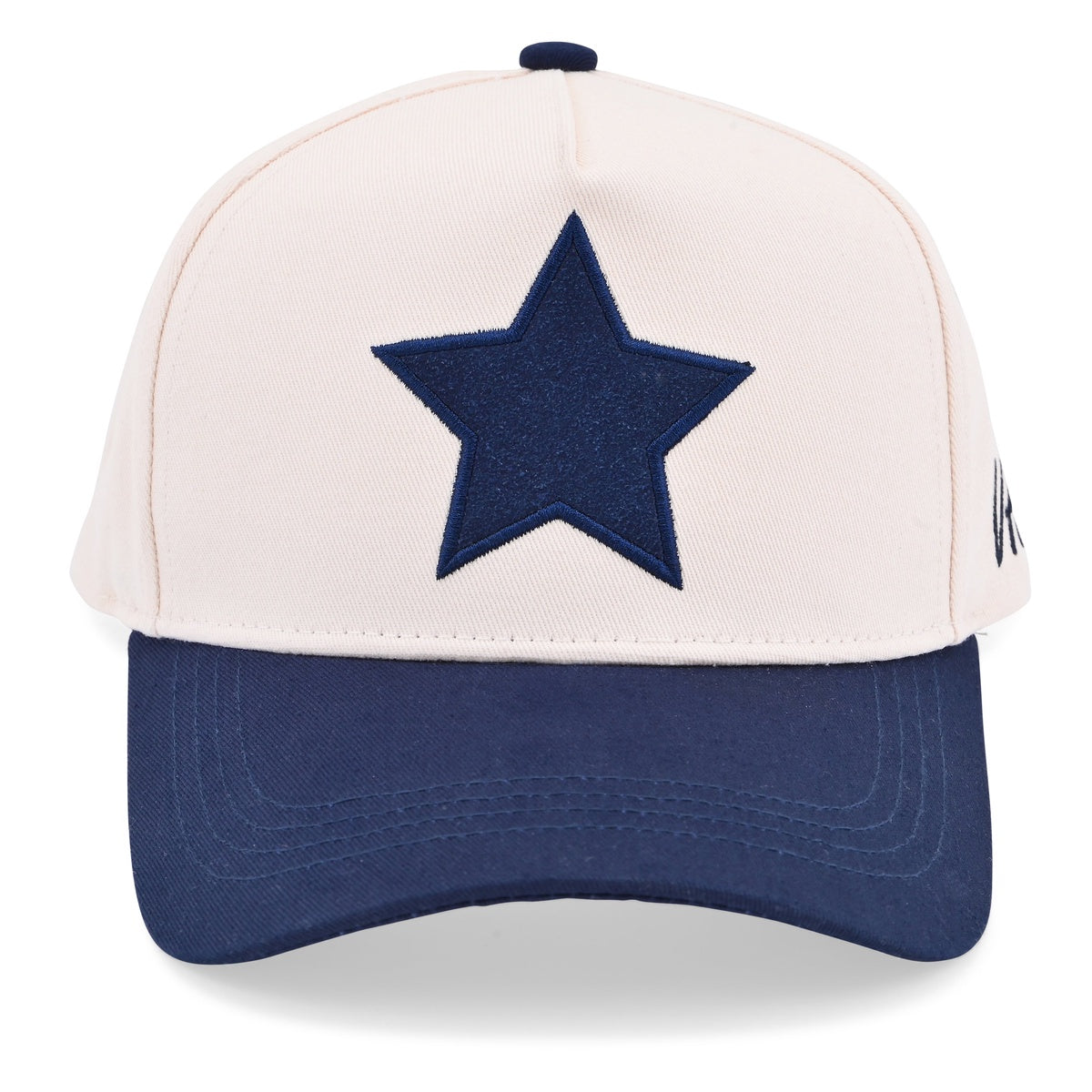  Vintage Havana Vintage Havana Trucker Hat for Women & Men – Navy & Tan Adjustable Cap – Embroidered Suede Star - Default Title - Bonton