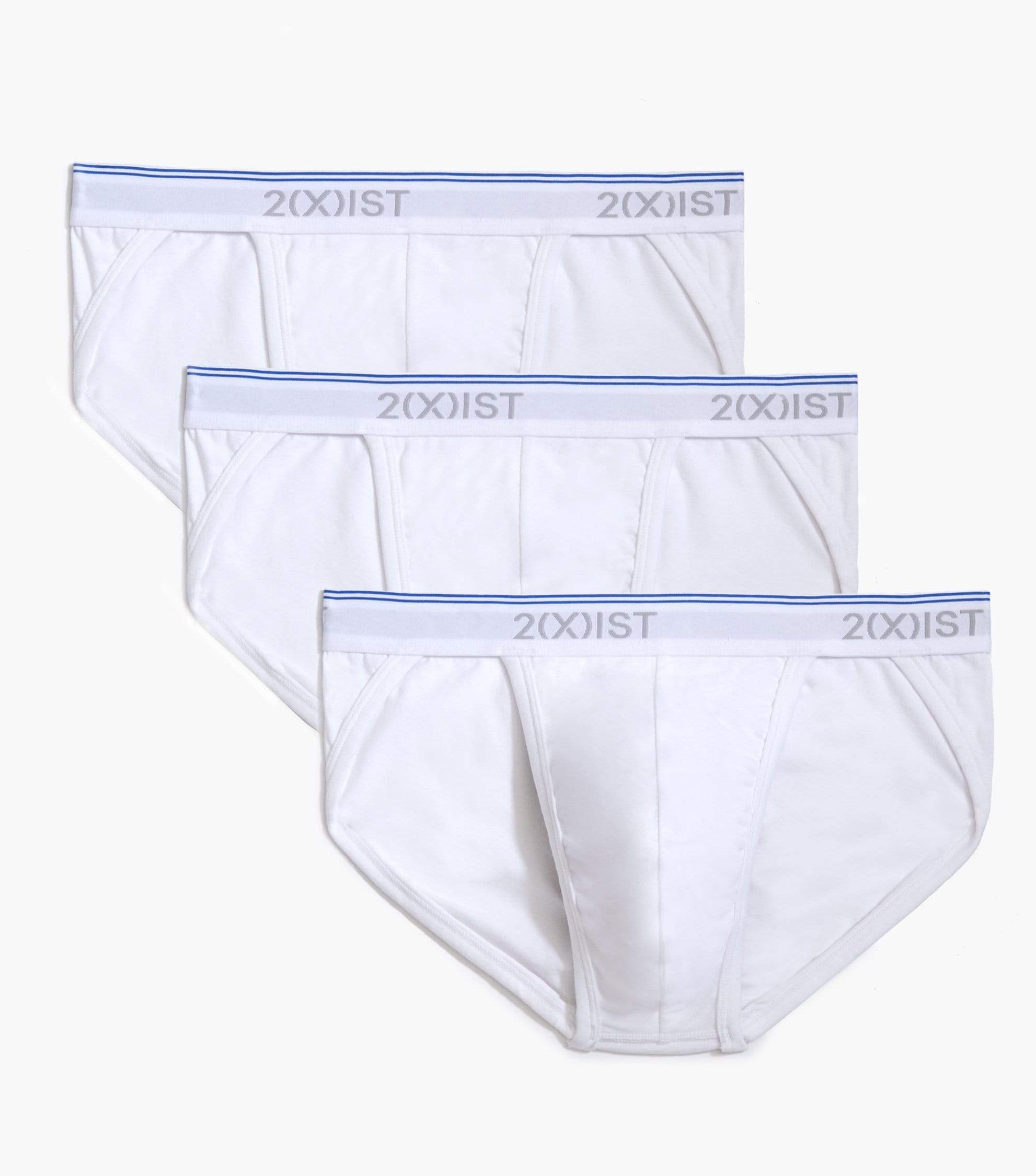  2xist Stretch 3pk Sport Brief - Eclipse/lead/dazzling Blue - Bonton