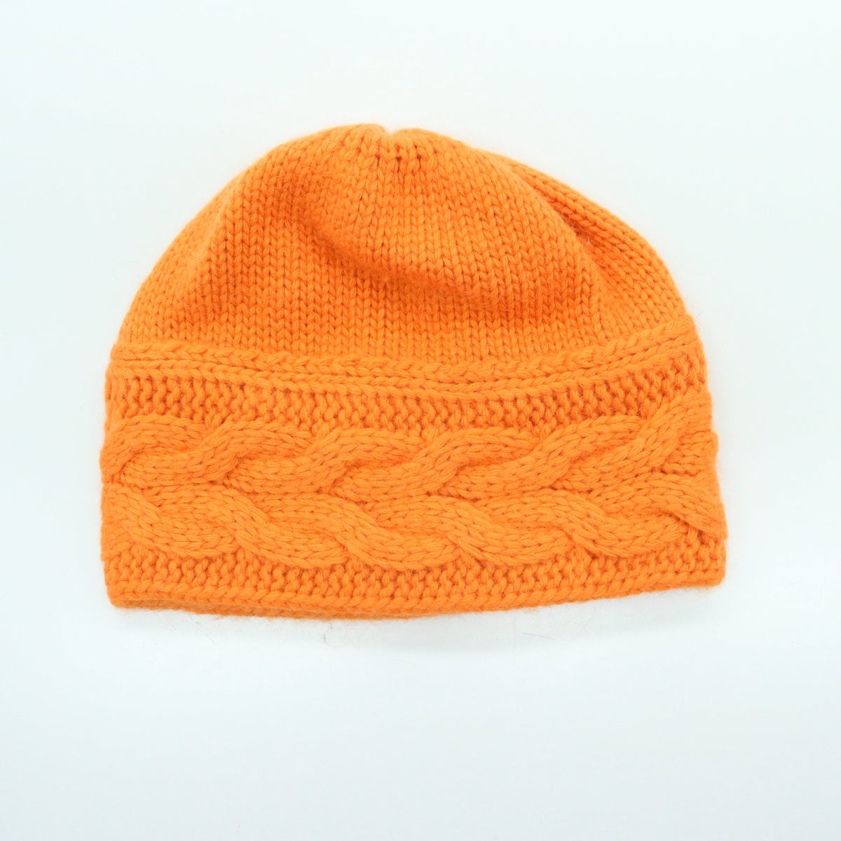  Portolano BEANIE in CABLES DESIGN - BABY PINK - Bonton