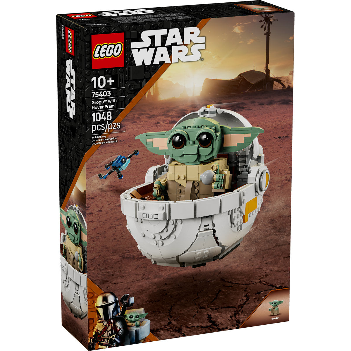  LEGO LEGO® Star Wars: The Mandalorian™ Grogu™ With Hover Pram, Buildable Figure 75403 - Star Wars - Bonton