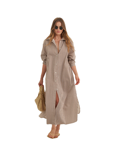Cotton Shirt Dress