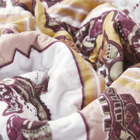 DaDa Bedding Majestic Oriental Kilim Bedspread - Royal Persian Traditional Design Intricate Ornate Ornament Print Coverlet w/ Shams by DaDa Bedding Collection