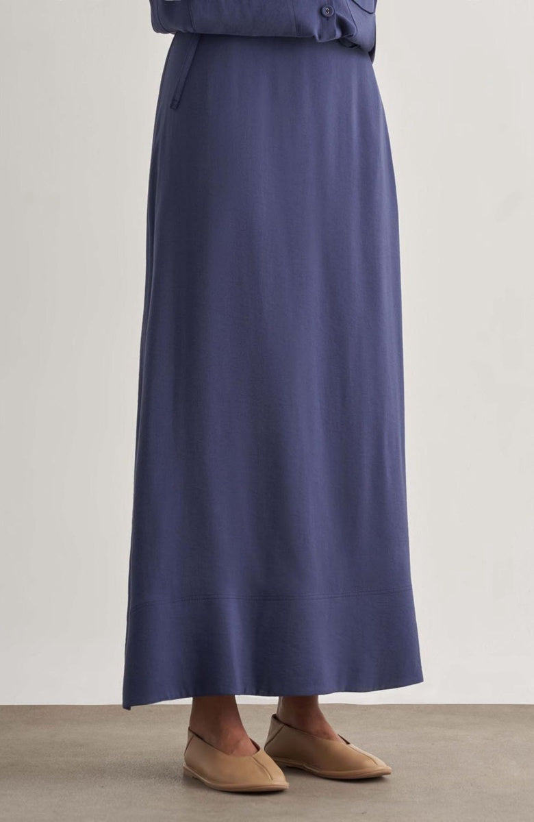  Mizalle Mizalle Maxi Skirt - Indigo - Bonton