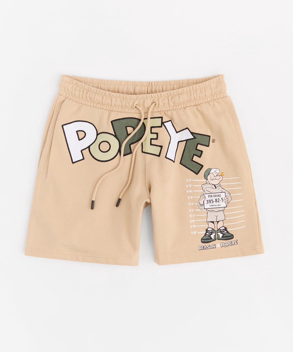  Reason Clothing Popeye Applique Short - Tan - TAN - Bonton